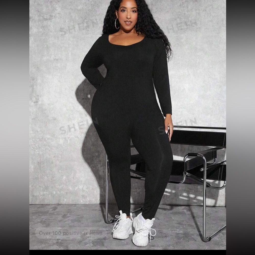 SHEIN curve+ jumpsuit nwt